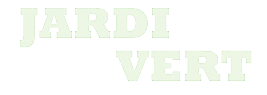 Logo 'JARDI VERT' en vert clair et gras sur fond noir. Le mot 'JARDI' est en haut, 'VERT' est aligné en dessous à droite.